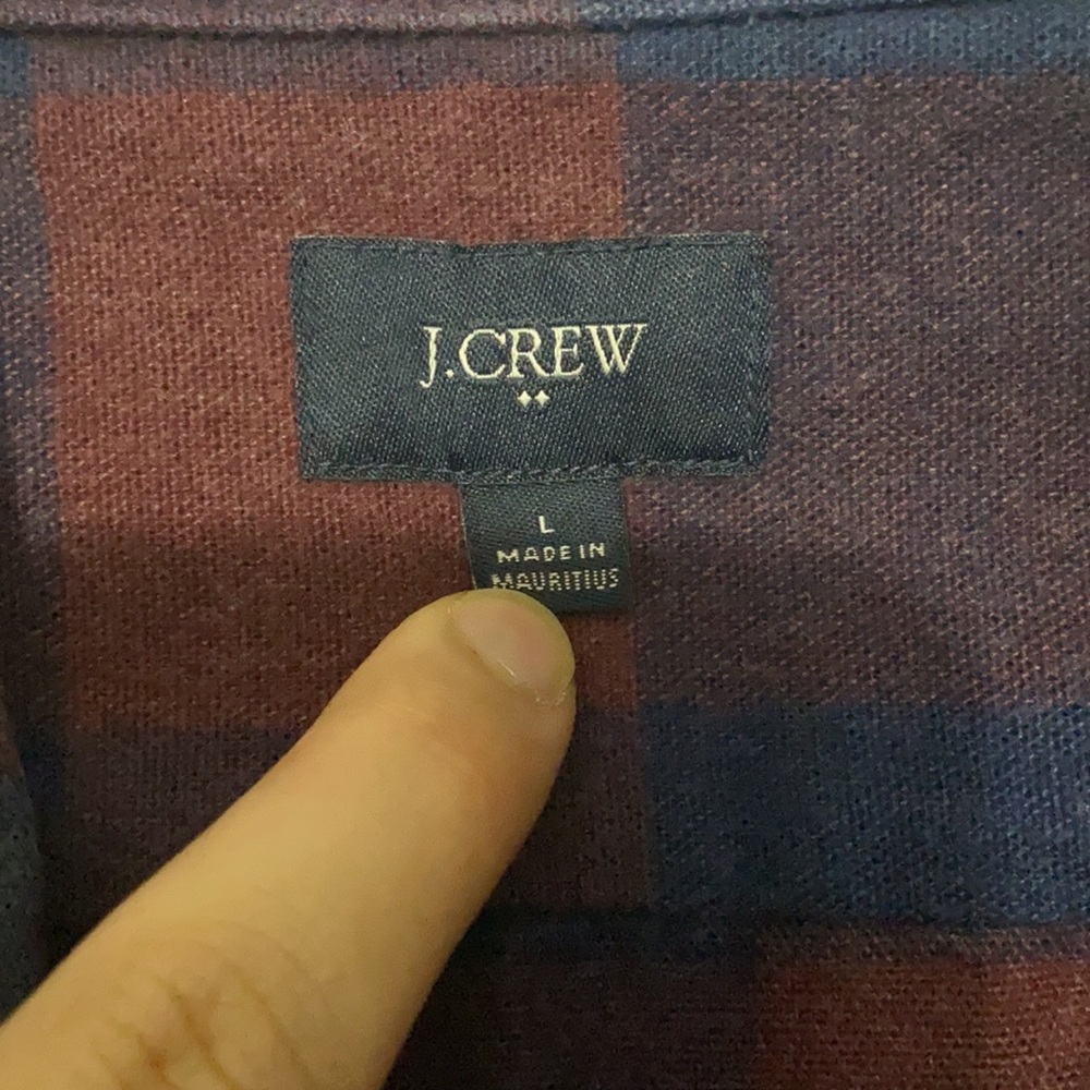 J Crew Patterned Button Down | Large - image 2